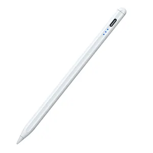 可更换Pom尖端磁性苹果铅笔，带三个发光二极管指示器倾斜绘图有源手写笔，适用于iPad 2023