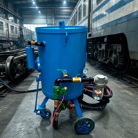 Machine de sablage portable légère avec installation rapide pour les chantiers de construction