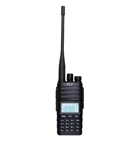Th-350 TYT Two Way Radio Portable Walkie Talkie 136-174+220-260+400-480 MHz 128 Channels Analog Tri Band