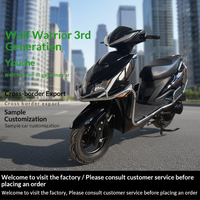 Scooter Moto Automatique à Essence Wolf Warrior 3 125cc Vitesse Maximale 85km/h Vente en Gros Exclusive Transfrontalière