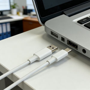 Câble USB-A vers USB-C populaire à charge rapide PD avec conducteur en cuivre pur et gaine TPE, longueur 1M/2M pour imprimante et téléphone portable - Product Image 4