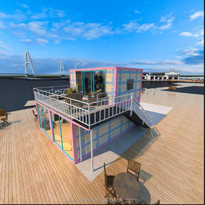 X-Type 20ft contenitore pieghevole casa ufficio Villa magazzino con modulo prefabbricato cina case Container di lusso pieghevole - Product Image 4