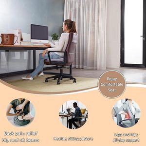 Coussin orthopédique personnalisé en forme de donut pour chaise de bureau, coussin en mousse à mémoire de forme pour soulager les douleurs du coccyx et du queue-de-cheval - Product Image 2
