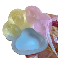Vente en gros TPR Cat Paw Squishy Colorful Jouet à rebond lent pour garçons filles âgés de 5 à 7 ans Cadeau unique Taba Pincer Squeeze Cat Claw
