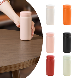New Arrival Mini <span class=keywords><strong>200ml</strong></span> thép không gỉ cup Vacuum <span class=keywords><strong>Flask</strong></span> xách tay dễ thương nhỏ nước Tumblers Mỹ thể thao phích cho drinkware - Product Image 1