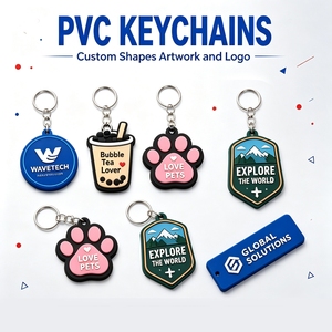 Llavero Inteligente NFC de PVC, Sin Necesidad de Aplicación, Toque para Compartir Sitio Web, Redes Sociales, Tarjeta Digital, Logotipo 3D Personalizado, Anillo de Goma para Llaves - Product Image 3