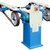 Fournisseur direct d'usine Zhuoyuan Machinery 210050 Ponceuse à bande verticale industrielle à double poste 4Kw Moteur à brosse haute puissance 380V