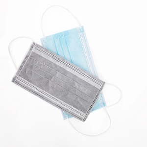 制造商3ply Earloop Level2透气黑色医用一次性面罩黑色面罩面部睫毛膏 - Product Image 3