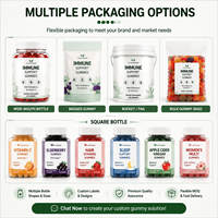 Gummies au thé vert matcha OEM/ODM, véganes et sans gélatine, complément alimentaire pour adultes, soutien énergétique