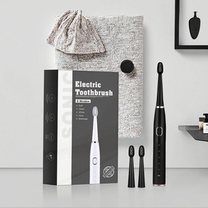 High-Grade S-Type Rechargeable Sonic Toothbrush Deep Cleaning Medium Bristles Plastic Vertical Brush Depth Household IPX9K - Product Image 3