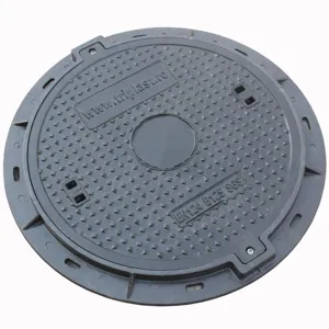 C250 EN124 GRP septic tank covers water tank well cover hinged SMC manhole cover with screw lock grp manhole lid