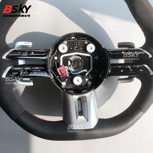 Volant en fibre de carbone pour <span class=keywords><strong>Mercedes</strong></span>-Benz W206 W205 W204 W222 W223 W213 W177 W463 <span class=keywords><strong>AMG</strong></span> GT GLS63 GLE63 SL63 G63 A45 C63 E63 - Product Image 6