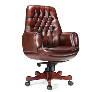 Vantervi Big & Tall Chaise <span class=keywords><strong>de</strong></span> direction Design moderne Vente en gros <span class=keywords><strong>Style</strong></span> <span class=keywords><strong>Chesterfield</strong></span> Chaise <span class=keywords><strong>de</strong></span> <span class=keywords><strong>bureau</strong></span> pivotante en cuir - Product Image 3