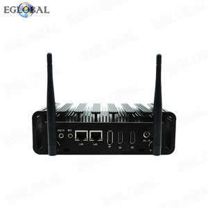 คอมพิวเตอร์ไร้พัดลม EGLOBAL In-tel Co-re-i7-8569U 2*DDR4 MSATA M.2 SSD VGA 2*HD DP 4*USB 2*RJ45 Giga LAN Audio Linux มินิพีซี - Product Image 6