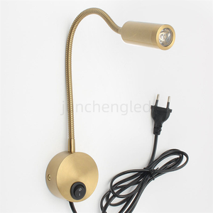 <strong>Adjustable</strong> Reading Wall Lamp Bedroom Club Hotel Villa Bedside Wall Lamp <strong>Table</strong> Flexible Gooseneck Led Wall Lamp - Product Image 1