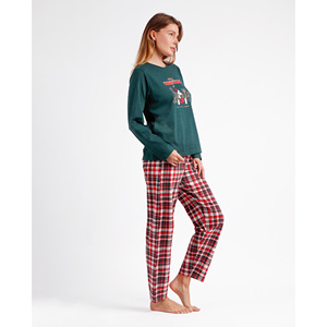 Disney mujer Pijama Manga larga vui vẻ tự hỏi Cierre elástico cá nhân hóa con impresión adecuado Para verano Y otoño - Product Image 3