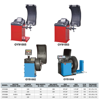 Équilibreuse de roues 0,2 kW pour atelier automobile, 220 V, 65 kg, jantes 10-24 pouces, voiture, camion, garage