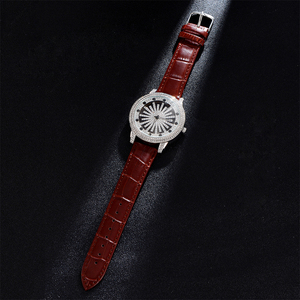 Gioielli Vintage Nuovi Gioielli Hip Hop di Buona Qualità Orologio Impermeabile con Quadrante Completamente Diamantato Orologio al Quarzo Rotondo Stile Retrò per Uomo - Product Image 4