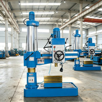Perceuse radiale Z3035, diamètre de perçage maximal. Pompe à engrenages motorisée 2,2 kW avec alimentation automatique par broche de 35 mm, structure en acier et brides de tuyauterie