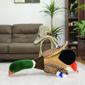 Durable Eco-Friendly Quacking <strong>Duck</strong> <strong>Dog</strong> Chew <strong>Toy</strong> Classic <strong>Squeaky</strong> Simulation Design For Pet Entertainment Teeth Cleaning Plush - Product Image 6