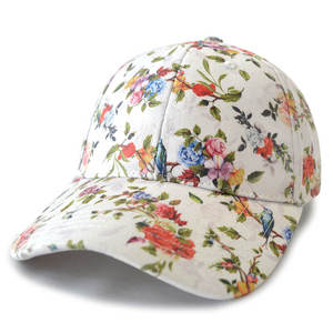 Gorro con estampado floral, diseño de flores pequeñas, moda de primavera y verano, ligero, transpirable, ajustable, gorra para mujer - Product Image 4