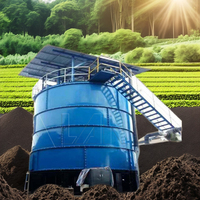 Machine à Compost Industrielle LANE Grande Capacité 5000 Litres Réservoirs de Fermentation Verticaux