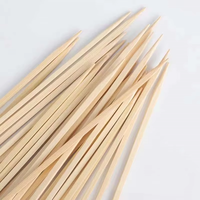 Bâtonnets à kebab cylindriques ronds de 10 pouces en vrac 	 Bâtons de bambou naturels, brochettes de bambou, brochettes de bambou pour barbecue du Vietnam