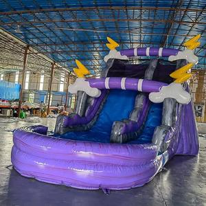 Château gonflable aquatique commercial <span class=keywords><strong>pas</strong></span> <span class=keywords><strong>cher</strong></span> avec toboggan, structure gonflable géante avec toboggan aquatique pour la diversion - Product Image 1