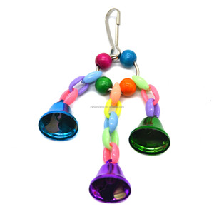 Cute Colorful Parrot Toys Pet Bird Bells Parrot Chew Toys Bird <strong>Cage</strong> Toys for Parrots Birds Home Decor - Product Image 5