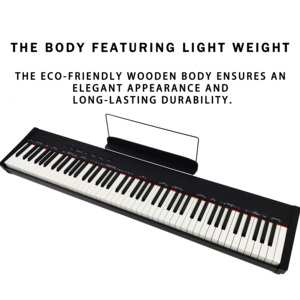 <span class=keywords><strong>Clavier</strong></span> électronique portable professionnel 88 touches Beisite Factory, orgue numérique <span class=keywords><strong>MIDI</strong></span>, piano numérique OEM, piano électrique lesté - Product Image 3