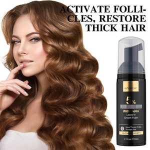 KORMESIC Marque Privée OEM 60ml Shampoing Mousse Croissance Capillaire à la Biotine Sans Rinçage Nourrissant Réparateur Anti-Pelliculaire Anti-Chute - Product Image 5