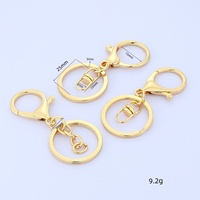 Porte-clés en métal de haute qualité avec mousquetons pivotants et fermoirs à ressort, accessoires de bricolage pour porte-clés, boucles de suspension.