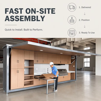 Cuisine de camping portable pour caravane, camping-car et site de vacances