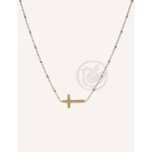 Collier d'été YFB N022 pour femme en résine et acier inoxydable, longueur 41 cm, bijoux superposés tendance pour la vente en gros - Product Image 1