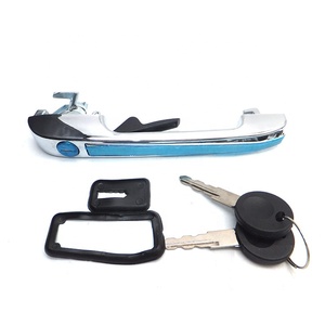 Ensemble complet de poignée de porte avec clés pour volkswagen, pièce de rechange pour voiture, pour VW Golf <span class=keywords><strong>GTI</strong></span> Scirocco Caddy, 191837205A 191837206A 191839205 191839206 - Product Image 2