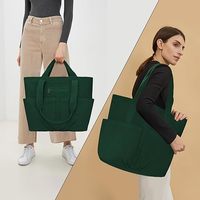 Ouyue personnalisé mode extérieur grand stéréoscopique naturel écologique sac à main sac de plage coton toile sac fourre-tout