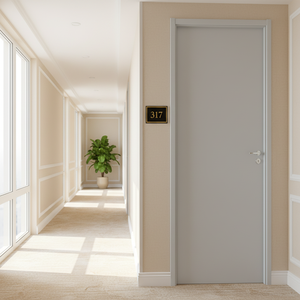 Aislamiento Acústico de 55dB, MDF Compuesto, Madera Sólida, Pintura Ecológica a Base de Agua, Tipo T, Triple Sellado, Diseño Minimalista Personalizado, Hotel Boutique - Product Image 6