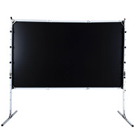 Écran de projection pliable rapide 120'' portable pour cinéma en plein air et fêtes de jardin