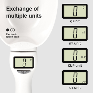 Großhandel tragbare digitale Tiernahrung Futter waage 800g/1g ABS-Löffel <span class=keywords><strong>CE</strong></span> <span class=keywords><strong>ROHS</strong></span>-Zertifizierung LCD-Display 1kg maximales Gewicht - Product Image 6