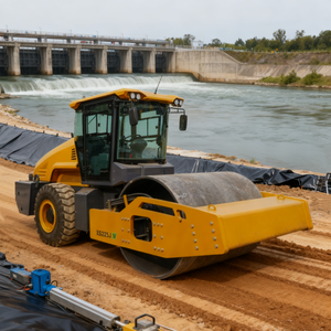 <span class=keywords><strong>Rouleau</strong></span> vibratoire à simple tambour à entraînement mécanique haute efficacité et à économie d'énergie de 22 tonnes Xs225j - Product Image 5