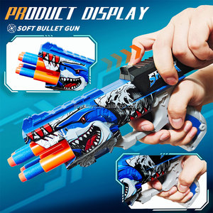 Pistola Giocattolo Revolver in Offerta Speciale, con Proiettili Morbidi a Quattro Colpi, Gioco di Tiro, Pistola Giocattolo in Plastica con Proiettili in Schiuma, Pistola Sniper con Proiettili in EVA - Product Image 3