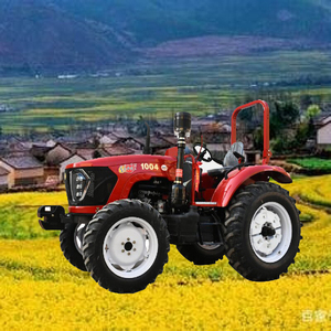 Carburant diesel 4x4 Type d'entraînement de tracteur agricole Mini tracteur avec la puissance 100hp évaluée équipée du moteur de boîte de vitesse - Product Image 4