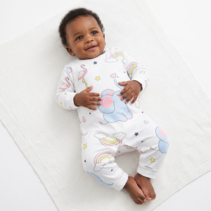 Wholesale Price tirupur gold supplier Cheap Custom Designer 100% Cotton romper Blank Baby infant romper jumpsuit organic cotton - Product Image 1