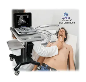 Lannx Urason N8 Beste Prijs B/W Ultrasoon Systeem Echografie Machine Draagbare Echografie Voor Kliniek Echocardiografie