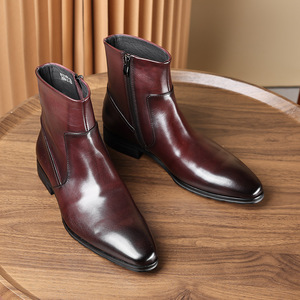 Chaussures Oxford en cuir véritable de haute qualité pour hommes, style britannique, respirantes, à lacets, bout fermé, tendance, pour affaires et occasions formelles - Product Image 5