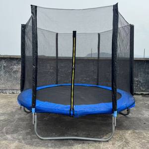 Fun Jump 6FT <strong>8FT</strong> 10FT 12FT Large <strong>Round</strong> Kids Jumping <strong>Trampolines</strong> for Children with Protective Net Ladder and <strong>Tent</strong> - Product Image 4