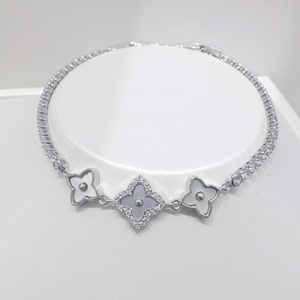 wholesale plata 925 silver best friend Bow Chain <b>Bracelet</b> Everyday butterfly gold plated zircon <b>cute</b> summer <b>bracelets</b> for girls - Product Image 5
