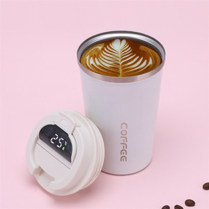 Taza de viaje aislada inteligente de acero inoxidable, frasco con pantalla de temperatura para café y agua, frasco de vacío para beber directamente - Product Image 3