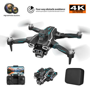 Drone pliable sans balais avec positionnement par flux optique, mode sans tête, double caméra HD 4K, pour selfies en extérieur - Product Image 6