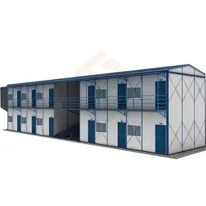 Preço de fábrica Mobile Home Office kits Prefab barato montagem armazém estrutura de aço modular destacável K tipo casa para vendas